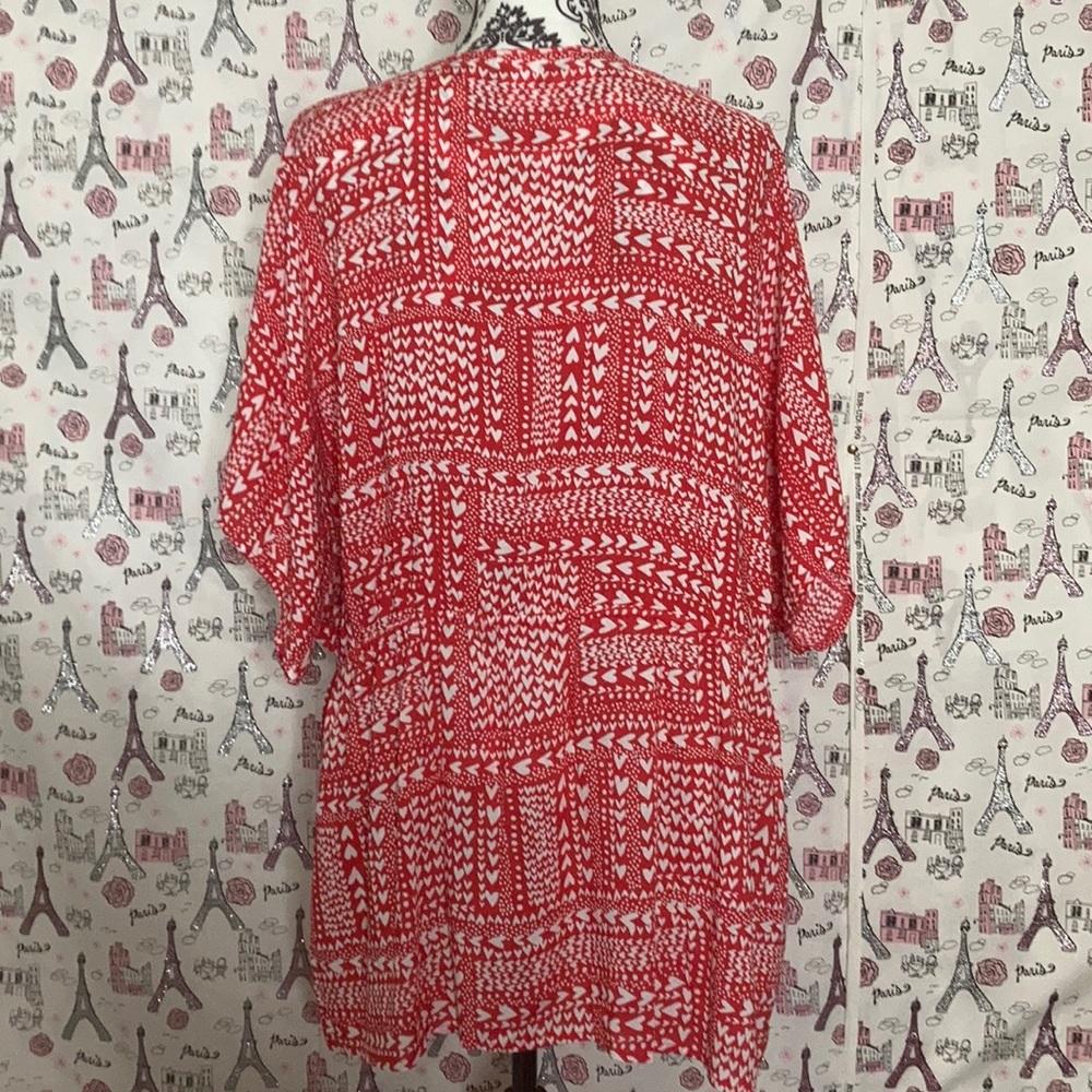 Victoria Secret Red Heart Kimono - Picture 3 of 7